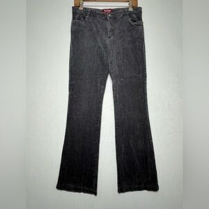 Max Mara Pura Seta Womens Corduroy Pants Gray Size 44 (US 10) Made in Italy